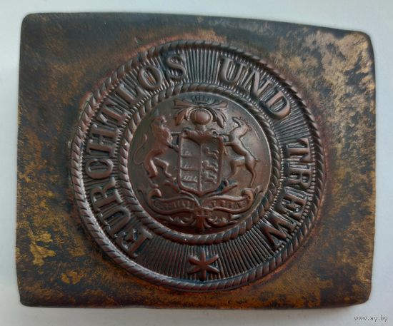 Пряжка ремня армии Вюртемберга времен Германской империи