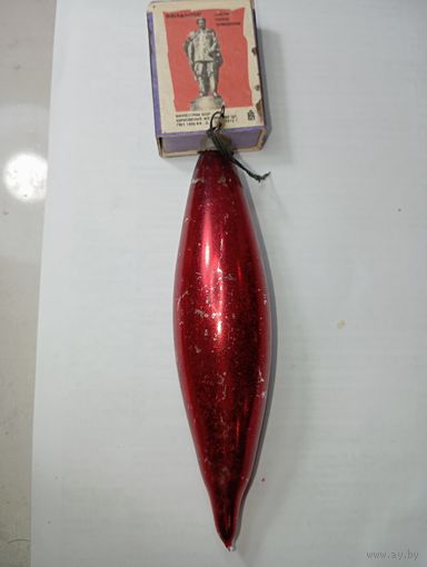 Игрушка на ёлку , Сосулька , винтаж , стекло , СССР . С 80 копеек