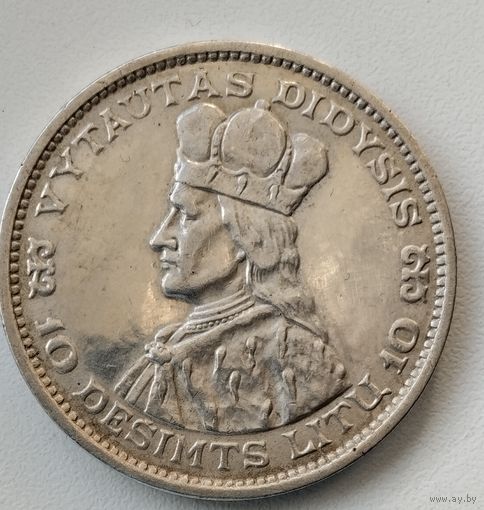 10 лит 1936 г.Литва.