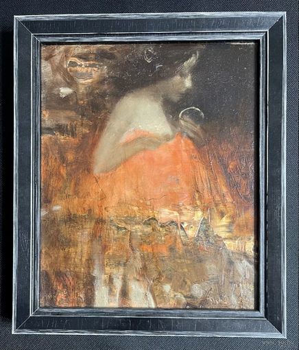 Концедайлов В.Н "Вечерний туалет", 2022г. Холст, масло. Размер 25х20 см.