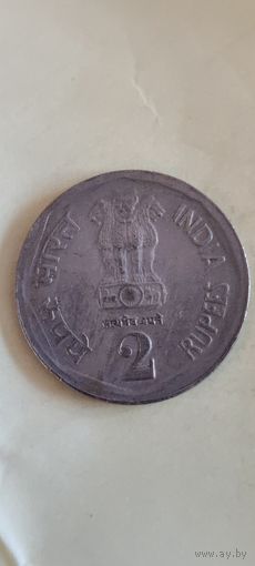 Индия 2 рупий 1982