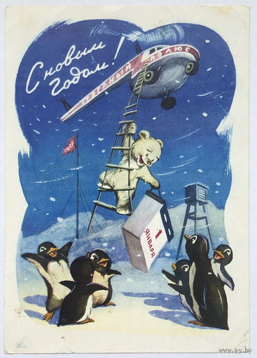 С Новым годом! Северный полюс.