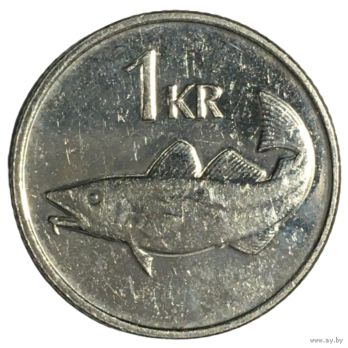 Исландия 1 крона, 2011
