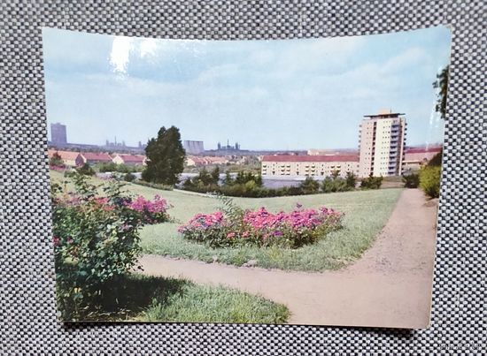Поздравительная открытка ГДР для авторемзавода г. Полоцка, 2