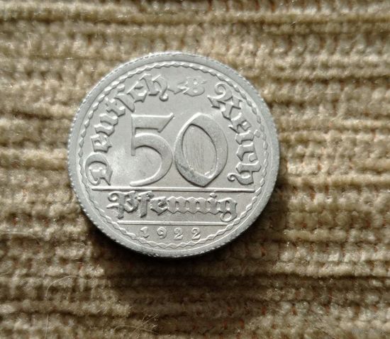 Werty71 Германия 50 пфеннигов 1922 G