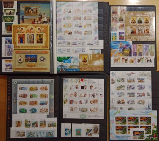 Марки России, полный годовой комплект художественных марок за 2000 год. Высокий каталог