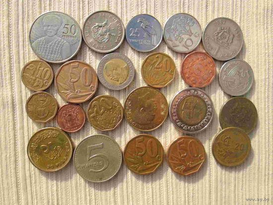 38 монет Африки и все разные