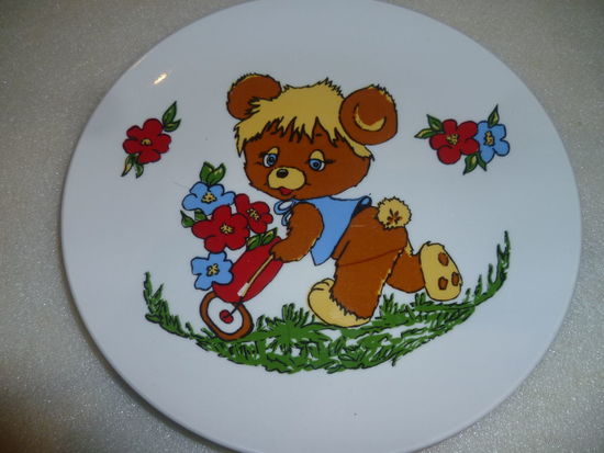 Тарелка настенная 1. Фарфор. МФЗ СССР