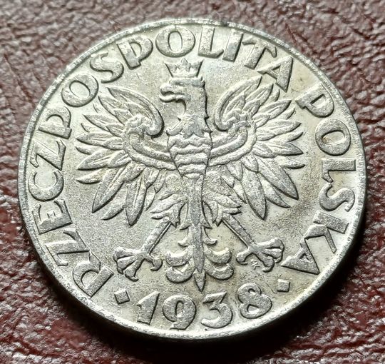 Польша 50 грошей, 1938    ( 1-5-4 )