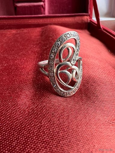 Перстень СЕРЕБРО 925 пр. размер 18  (4)   Распродажа коллекции!!!