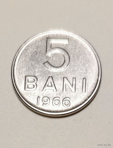 5 бани 1966 года Румыния, отличная, в блеске!