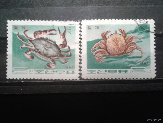 КНДР 1967 Крабы
