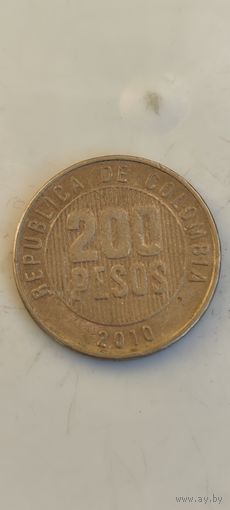Колумбия 200 песос 2010