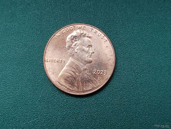 Монеты. США. 1 цент 2021 г.