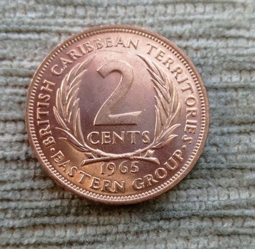 Werty71 Восточные Карибы 2 цента 1965 Карибские острова государства