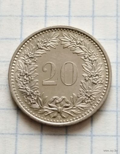20 раппен 1993 года Швейцария