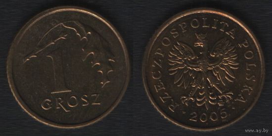 Польша y276 1 грош 2005 год (mw) (_alb2