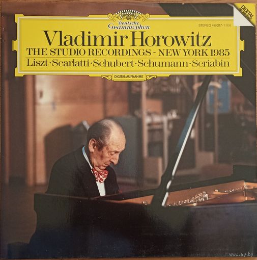 Vladimir Horowitz - Liszt / Scarlatti / Schubert / Schumann / Scriabin – The Studio Recordings - New York 1985