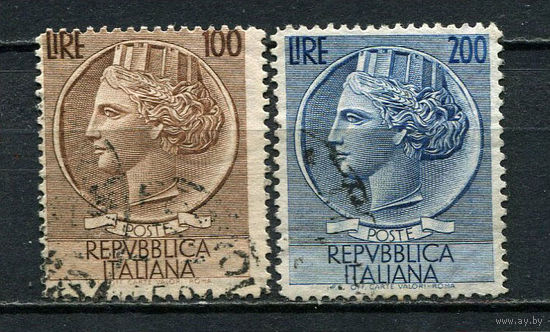 Италия - 1954 - Туррита - [Mi. 920A-921A] - полная серия - 2 марки. Гашеные.  (Лот 30Gk)-T2P45