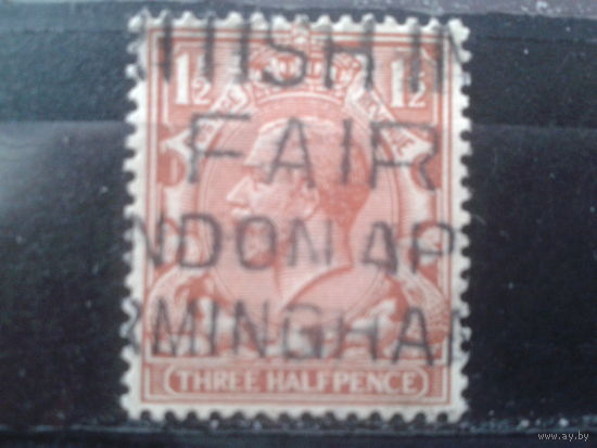 Англия 1912 Король Георг 5 1,5 пенса