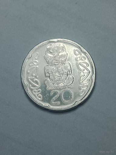 Новая Зеландия 20 центов 2008 года .