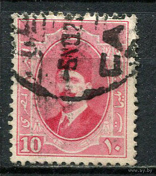 Египет - 1923/1924 - Король Фуад I 10М - [Mi.87] - 1 марка. Гашеная.  (LOT GN17)-T3P44