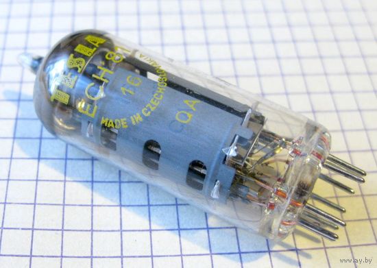 Электронная лампа ECH81 (триод – гептод)