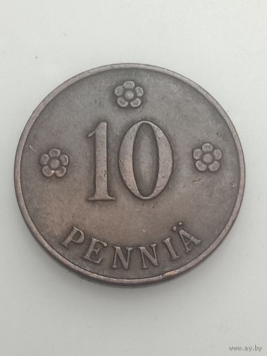Финляндия 10 пенни 1921 года .