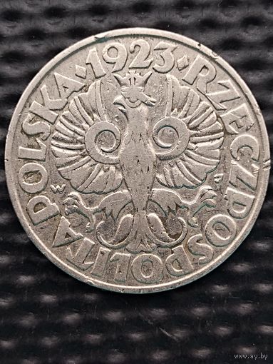 Польша II Республика (1919-1939) 50 грошей 1923 г., без мц.