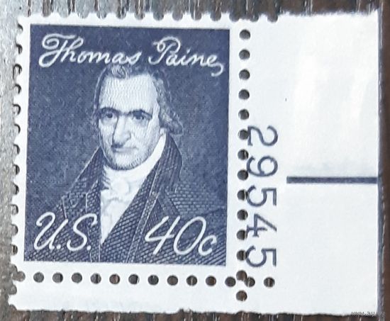 1968 Выдающиеся американцы :Томас Пейн США