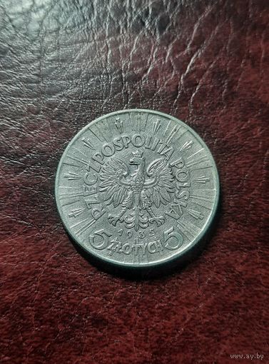 5 злотых 1935 г