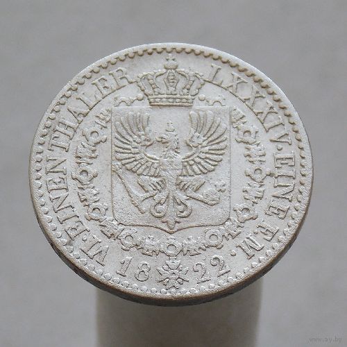 Пруссия 1/6 талера 1822