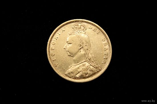 1/2 соверена 1892 г. Великобритания, Виктория