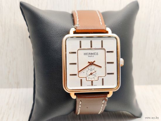 Кварцевые часы Hermes (реплика) На ходу. Без МПЦ.
