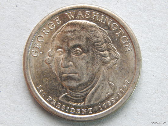 США 1 доллар 2007г.Джордж Вашингтон (1-ый президент).