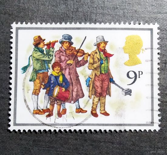 Марка Великобритания 1978 год Рождество