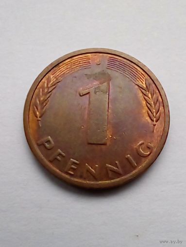 1 пфенниг 1991J