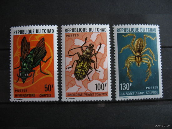 Чад. Фауна.  1974г. к.ц.- 16евро.  см. условие.