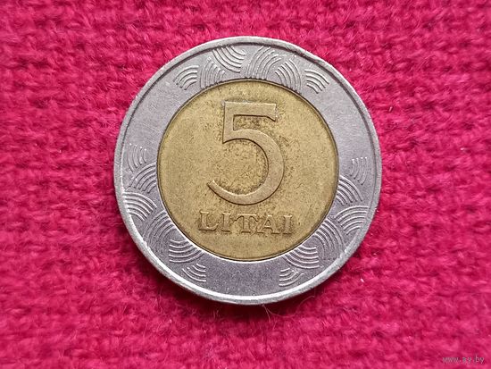Литва 5 лит 1998 г.