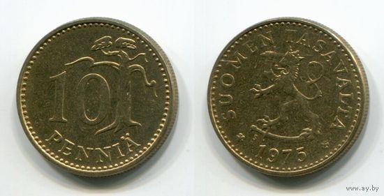 Финляндия. 10 пенни (1975, XF)