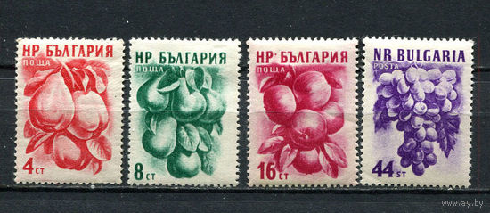 Болгария - 1956 - Фрукты - [Mi. 982-985] - полная серия - 4 марки. MH.  (Лот 45FC)-T25P10