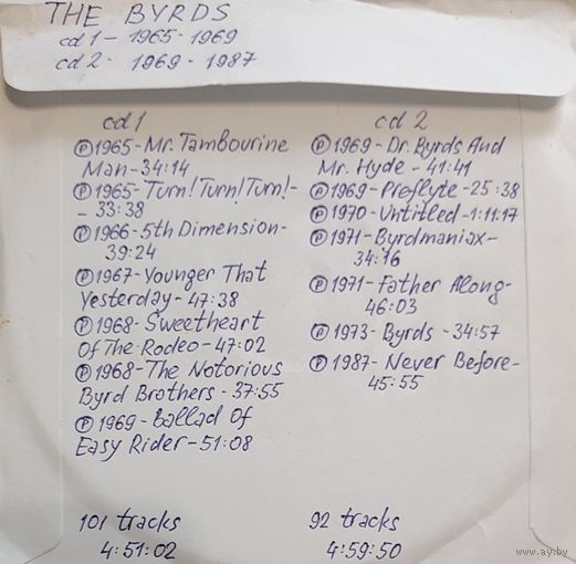 CD MP3 дискография The BYRDS 2 CD