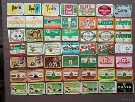Пивные этикетки из Европы, все разные, цена за 1 шт., см. описание лота, ю-987 (3488)