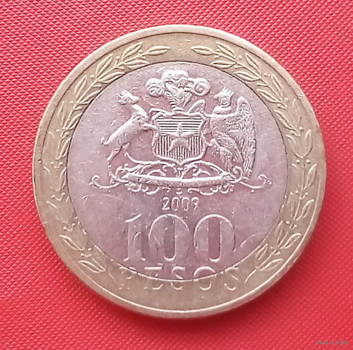 27-03 Чили, 100 песо 2009 г.