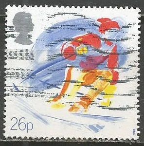 Британия. Зимний спорт. Слалом. 1988г. Mi#1144.