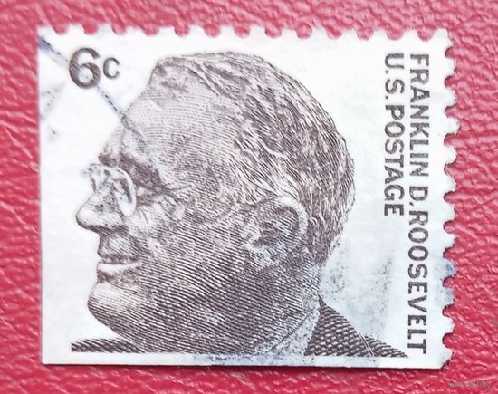 США, 1966 г., стандартный выпуск, президент Ф.Д. Рузвельт