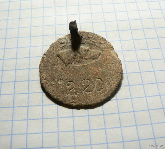 Собачий жетон Кобрин 1928