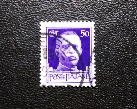 Марка Италия 1929 год Король