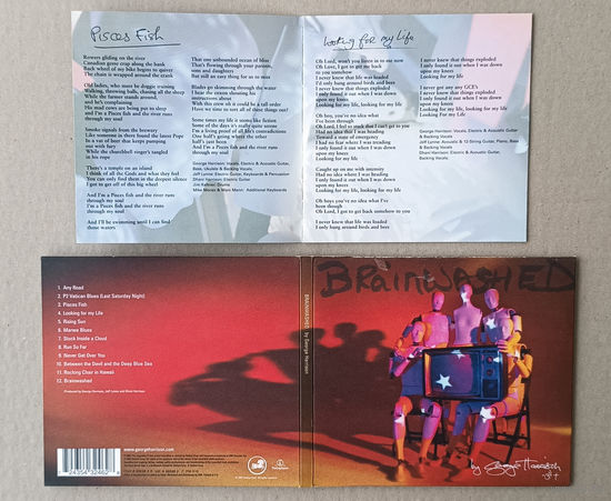 George Harrison - Brainwashed (EUROPE 2002 CD аудио) диджипак