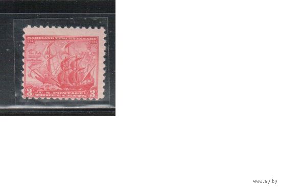 США-1934, (Скотт.736), ** , Мэриленд, Флот, Корабль(одиночка),